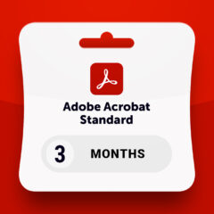 Adobe Acrobat Standard - 3 Months Subscription Key