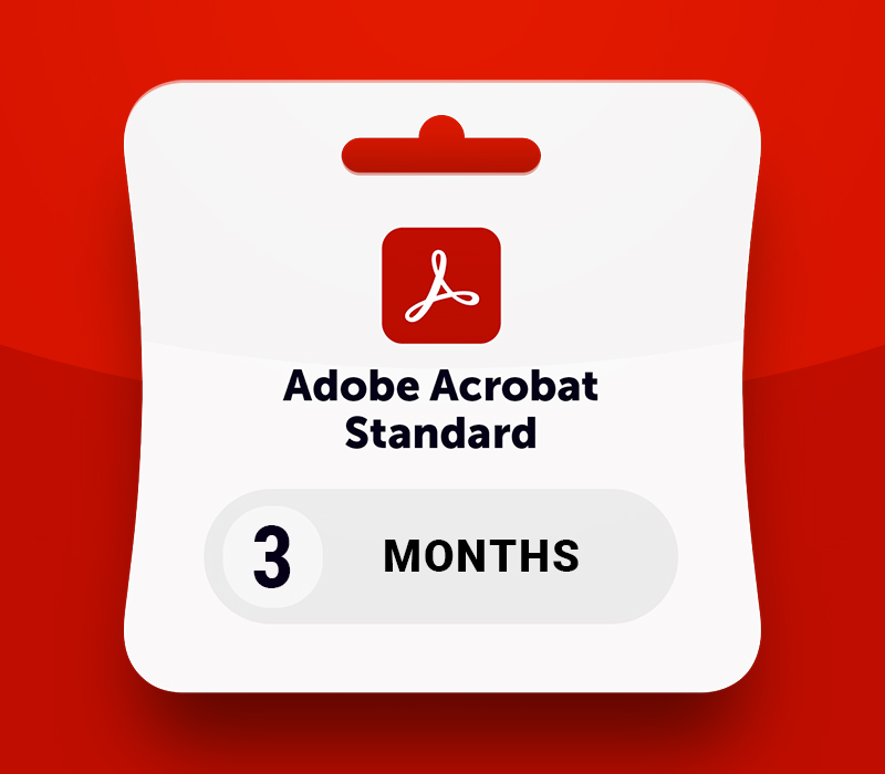 Adobe Acrobat Standard 3 Aylık Dijital Abonelik Anahtarı (Subscription Key)