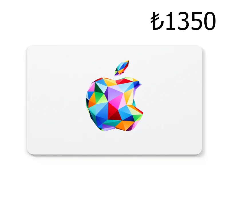 App Store 1350 TL Hediye Kartı (Gift Card) - Türkiye