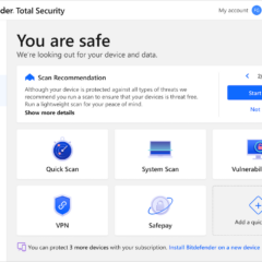 Bitdefender Total Security 2026 Key (1 Year / 5 Devices) - ekran görüntüsü 1
