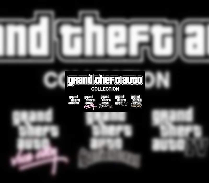 Grand Theft Auto Collection RoW Steam Dijital Hediye (Gift)