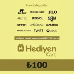 Hediyen KART - All Access ₺100 Gift Card TR