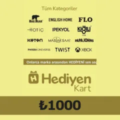 Hediyen KART - All Access ₺1000 Gift Card TR
