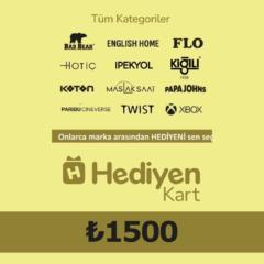 Hediyen KART - All Access ₺1500 Gift Card TR