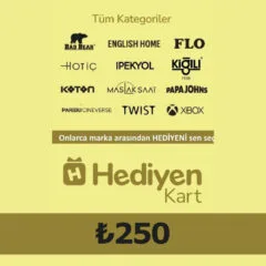 Hediyen KART - All Access ₺250 Gift Card TR