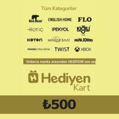 Hediyen KART - All Access ₺500 Gift Card TR
