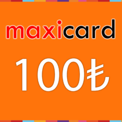 MaxiCard ₺100 Wallet Card TR