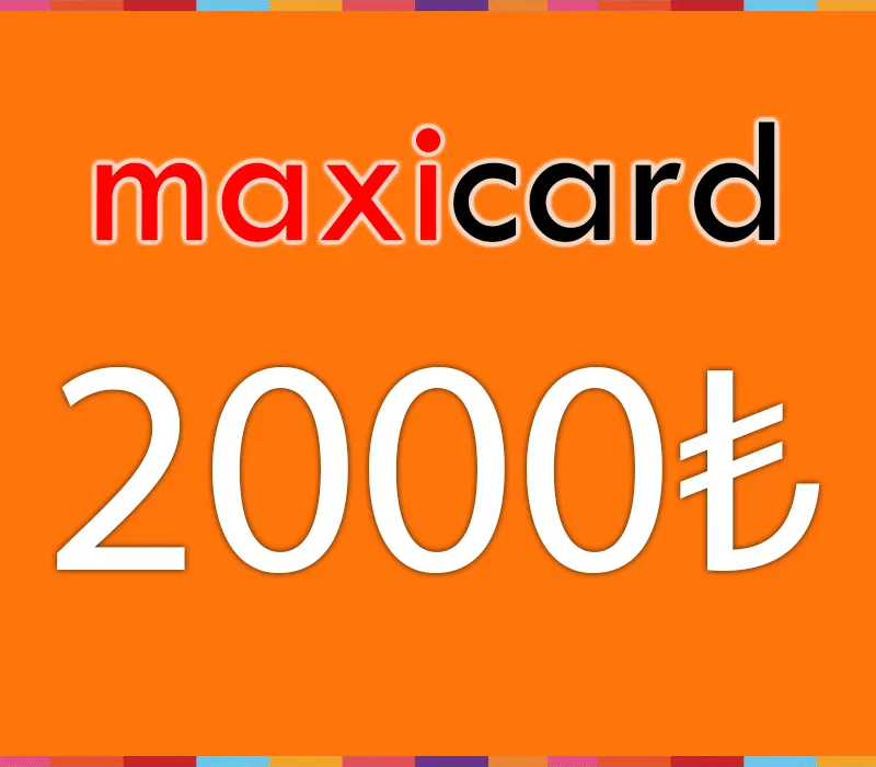 MaxiCard 2000 TL E-Pin Bakiye Kodu (Wallet Card)