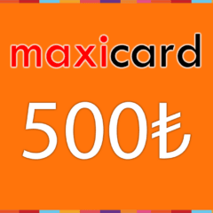 MaxiCard ₺500 Wallet Card TR