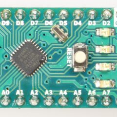 Arduino Nano kartı yatay açıdan ürün fotoğrafı
