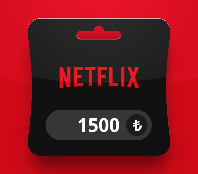 Netflix 1500 TL Dijital Hediye Kartı (Gift Card)