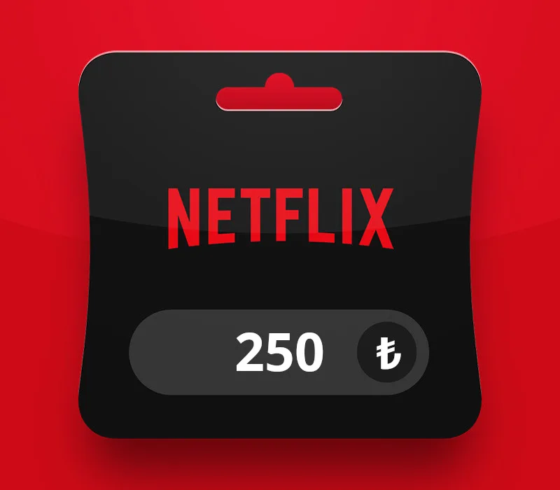 Netflix 250 TL Bakiye Hediye Kartı (Gift Card) TR