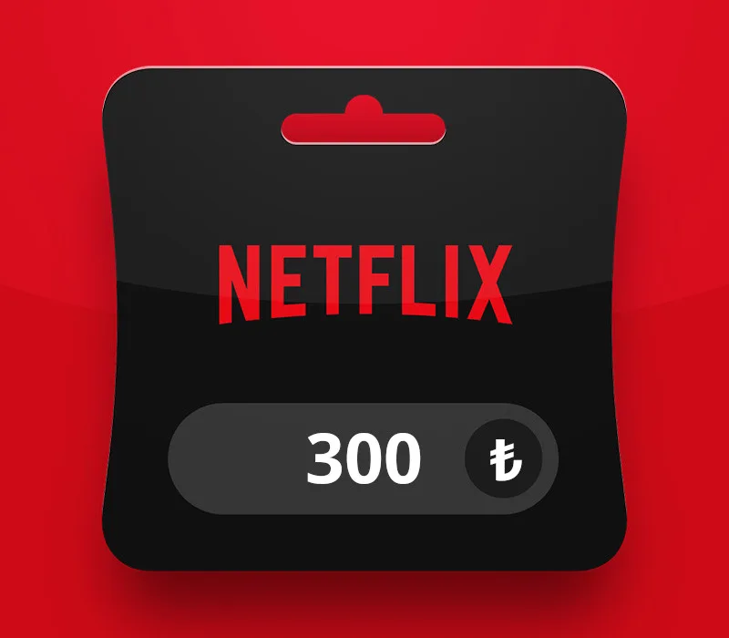 Netflix Türkiye 300 TL Hediye Kartı (Gift Card)
