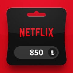 Netflix TRY 850 Gift Card TR