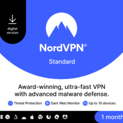 NordVPN Standard Global Key (1 Month / 10 Devices)