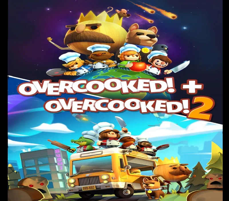 Overcooked! + Overcooked! 2 Bundle TR Xbox Oyun Kodu (CD Key)
