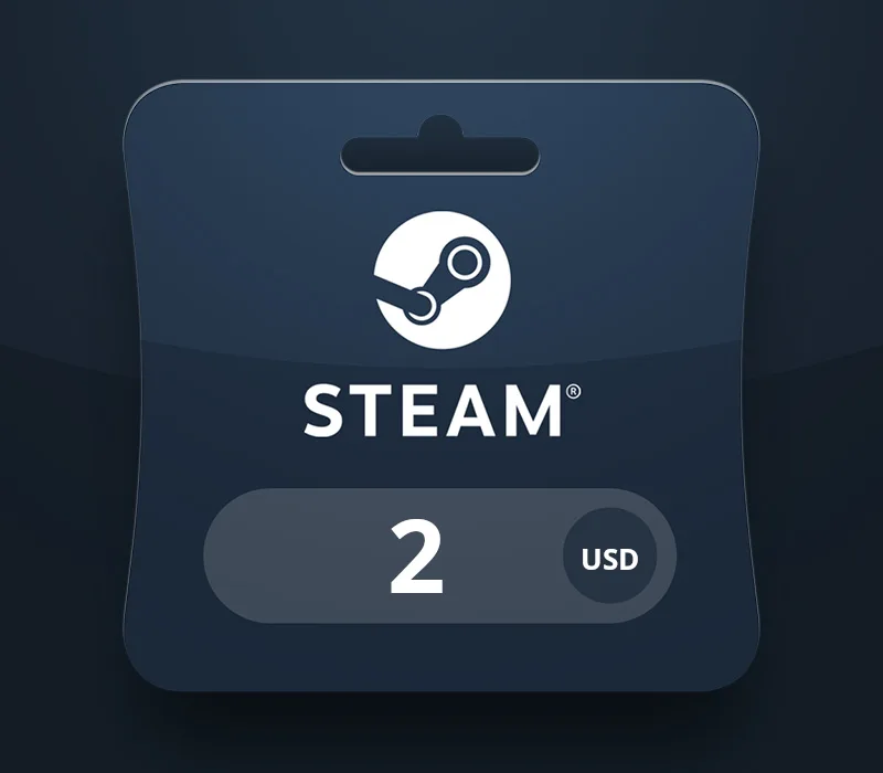 Steam Cüzdan 2 USD Bakiye Hediye Kartı (Gift Card)