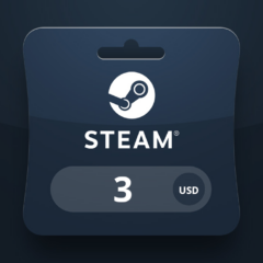 PC Steam Gift Card USD 3 TR Activation Code