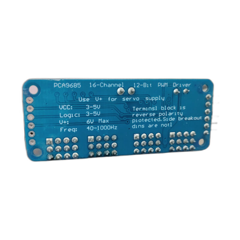 PCA9685 16 Kanal 12-Bit PWM Servo Sürücü Kartı (I²C)