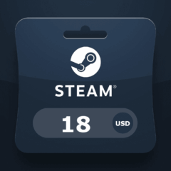 Steam Gift Card USD 18 TR Activation Code