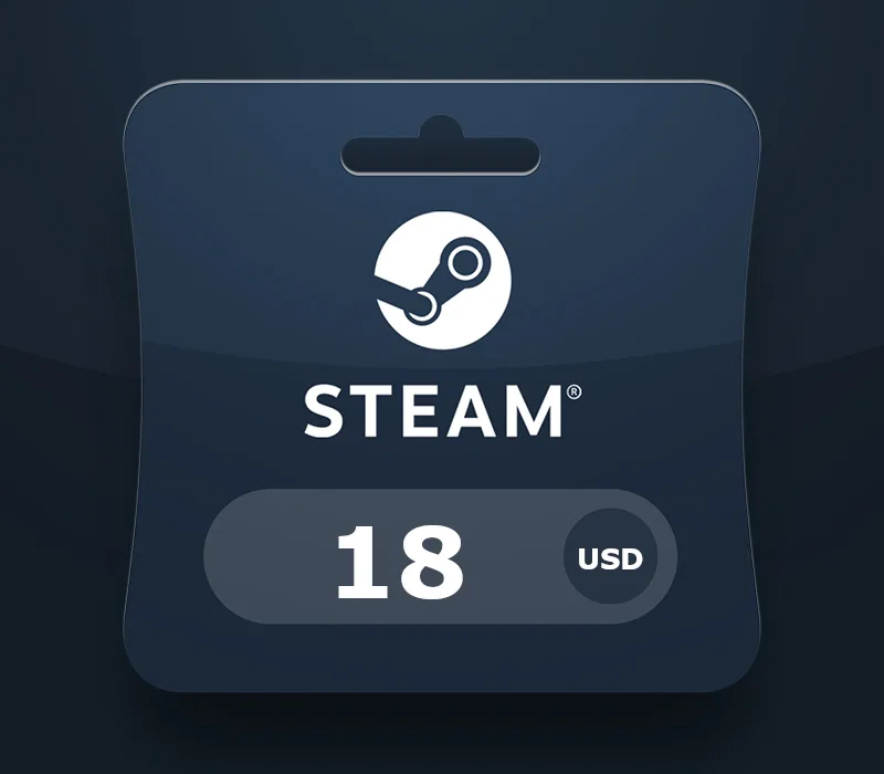 Steam Cüzdan 18 USD Bakiye Hediye Kartı (Gift Card)