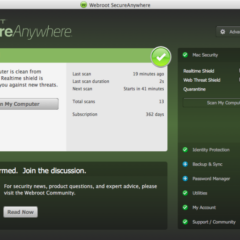 Webroot SecureAnywhere AntiVirus 2021 Key (1 Year / 1 Device) - ekran görüntüsü 1